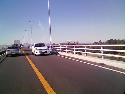 湘南大橋より富士山眺望