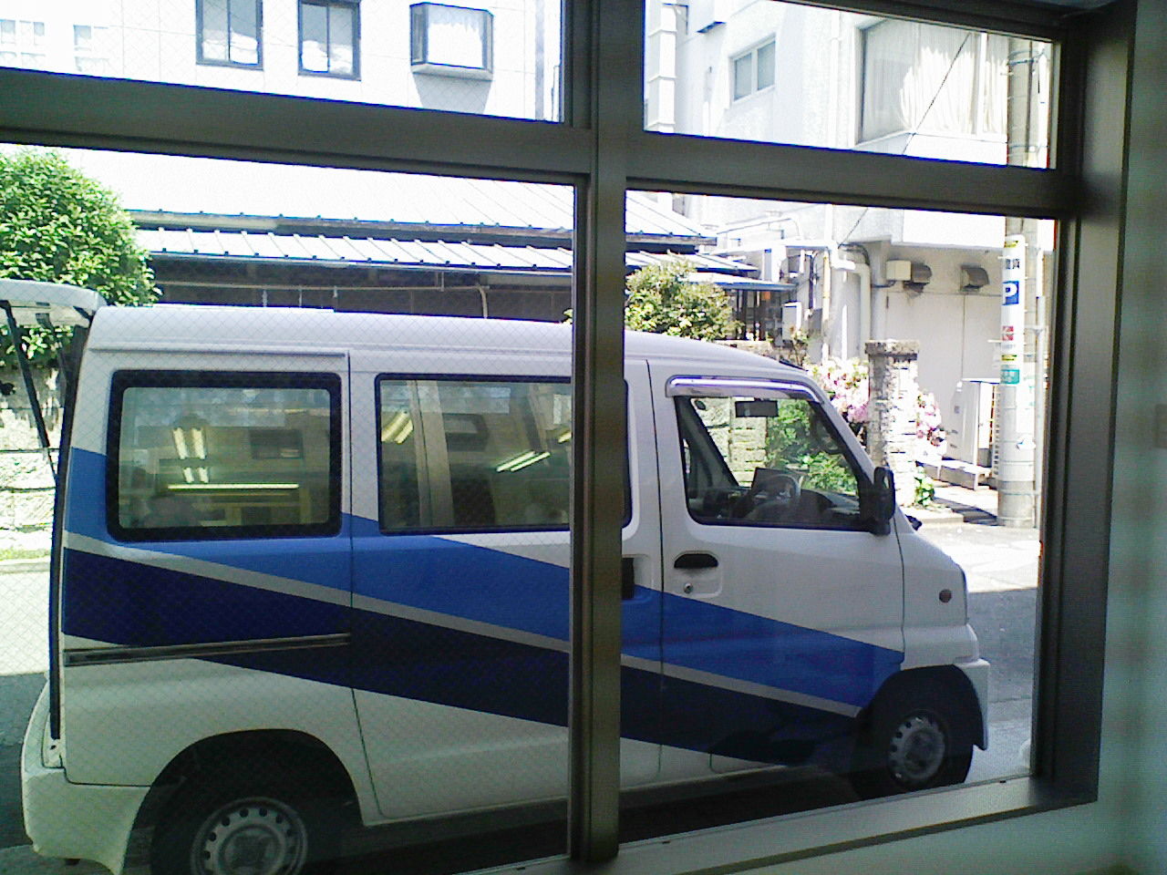 飛散防止フィルム施工完了