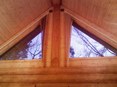 三角形施工完了です。