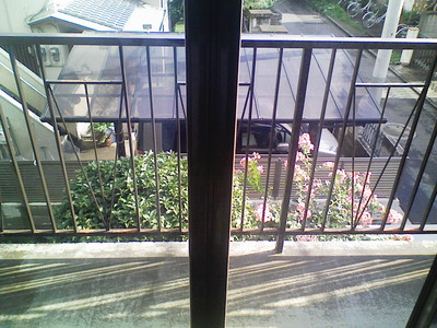 ナノ７０Ｓ施工比較左貼りつけ完了