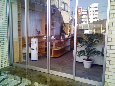 グラデーションフィルム施工前です。