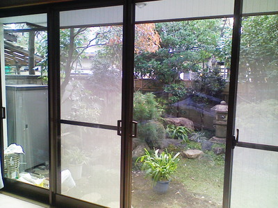 飛散防止フィルム施工完了