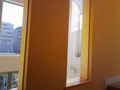 飛散防止フィルム施工完了