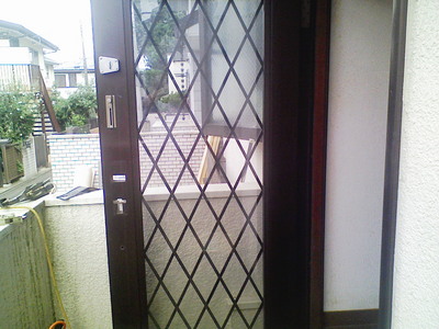 カッティングシート施工前