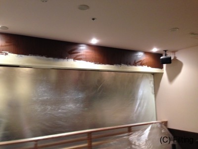 リフォームシート施工下地処理中