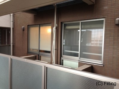 外から見た感じです