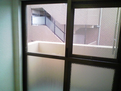 飛散防止フィルム施工