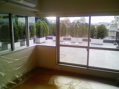 目隠しフィルム他施工前