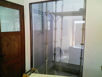 防犯フィルム施工