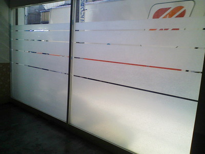 目隠しライン加工施工