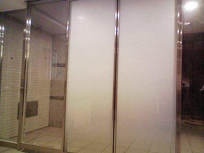 グラデーションフィルム貼り付け完了