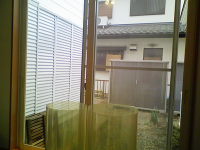 防犯フィルム施工前