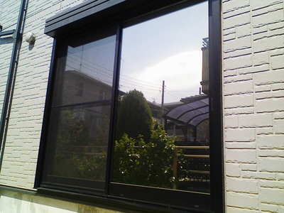 アンバー３５施工完了外側より撮影